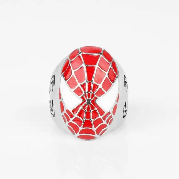 Marvel Comics SPIDER-MAN Red Enamel Ring Super Hero Spiderman Ring For Men Women Fans Gift Boy Cute Fun Accessories Girl's Ring
Marvel Comics SPIDER-MAN Red Enamel Ring Super Hero Spiderman Ring For Men Women Fans Gift Boy Cute Fun Accessories Girl's Ring