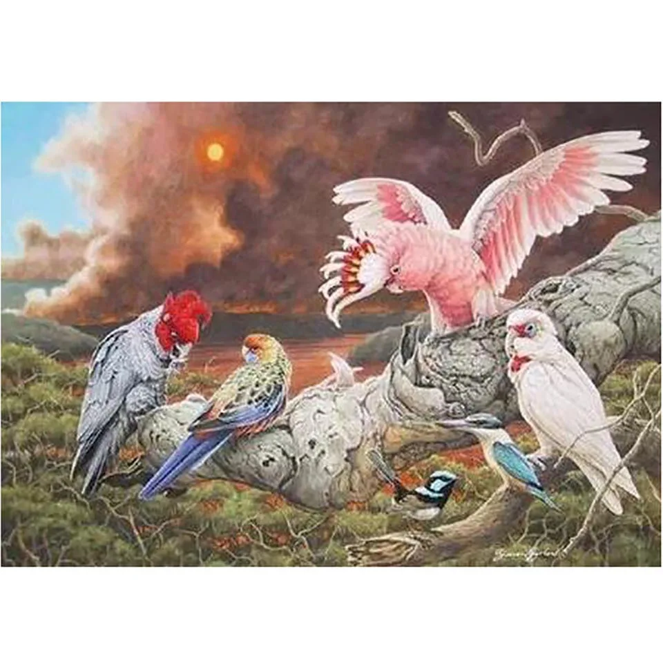 Full Square Drill DIY 5D Diamond Painting Parrot Bird Home Decor Cross Stitch Embroidery Pictures Patterns Mosaic Wall Sticker
Full Square Drill DIY 5D Diamond Painting Parrot Bird Home Decor Cross Stitch Embroidery Pictures Patterns Mosaic Wall Sticker