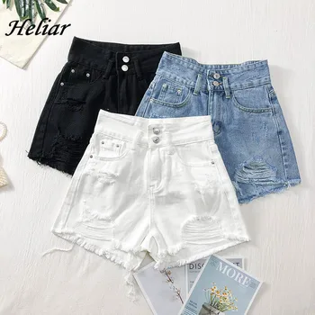 HELIAR Spring Women Jean Shorts Femenino Lady Hot Short Student Hole Shorts Jeans Femme With Buttons Casual 2019 Summer Shorts
HELIAR Spring Women Jean Shorts Femenino Lady Hot Short Student Hole Shorts Jeans Femme With Buttons Casual 2019 Summer Shorts