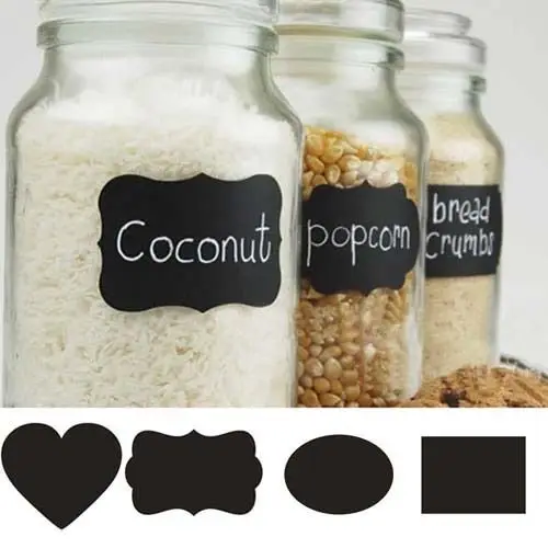 96pcs lovely bone fancy beard heart Chalk Board Stickers Black Blackboard Sticker Craft Kitchen Jar Organizer Labels Chalkboard
96pcs lovely bone fancy beard heart Chalk Board Stickers Black Blackboard Sticker Craft Kitchen Jar Organizer Labels Chalkboard