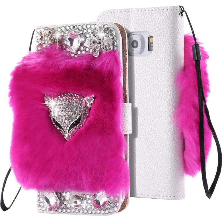 Bling Diamond metal Fox Head Stylish Impact Resistant Hair Fur PU Flip Leather Wallet Stand Case with Rope for Iphone Samsung
Bling Diamond metal Fox Head Stylish Impact Resistant Hair Fur PU Flip Leather Wallet Stand Case with Rope for Iphone Samsung