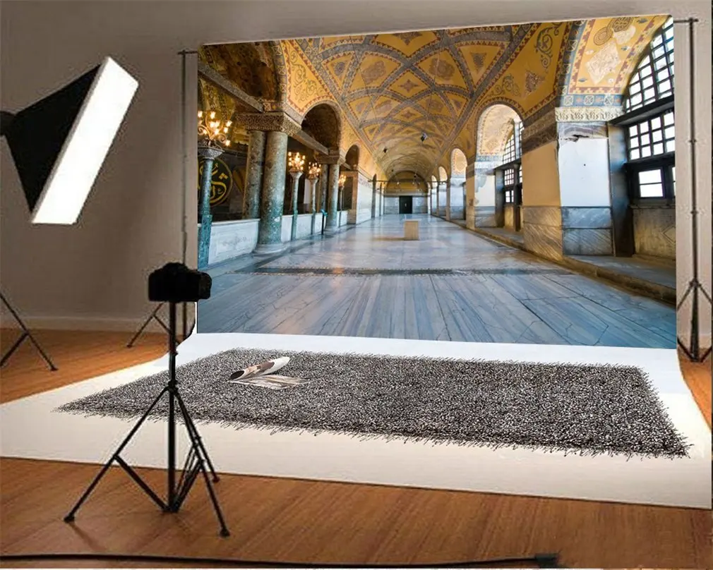 Photography Backdrop Chruch Luxury Palace Mural Painting Candlestick Arch Door Vintage Wood Floor Interior
Photography Backdrop Chruch Luxury Palace Mural Painting Candlestick Arch Door Vintage Wood Floor Interior