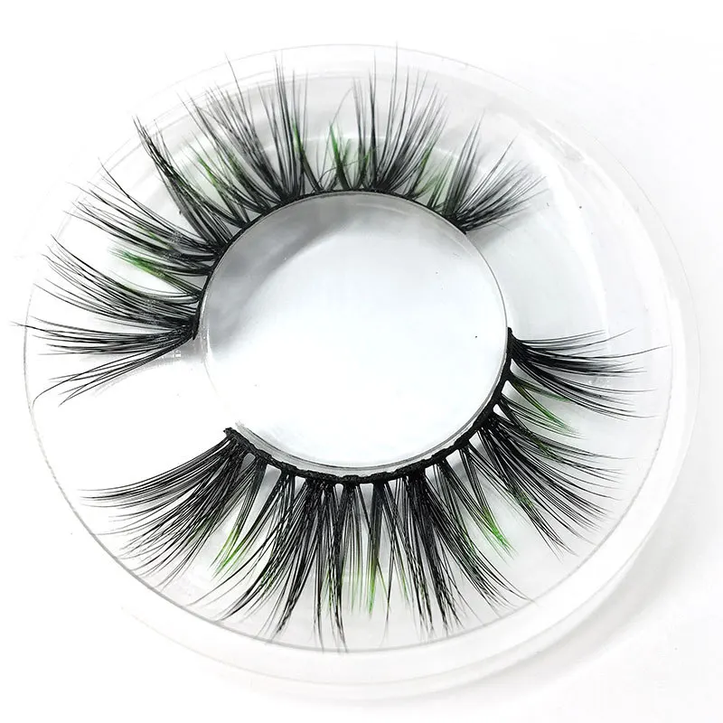 NEW 1 Pairs Mink Hair Colorful Gradient green Eyelashes 3D Gradient Color False Eyelash Extensions
NEW 1 Pairs Mink Hair Colorful Gradient green Eyelashes 3D Gradient Color False Eyelash Extensions