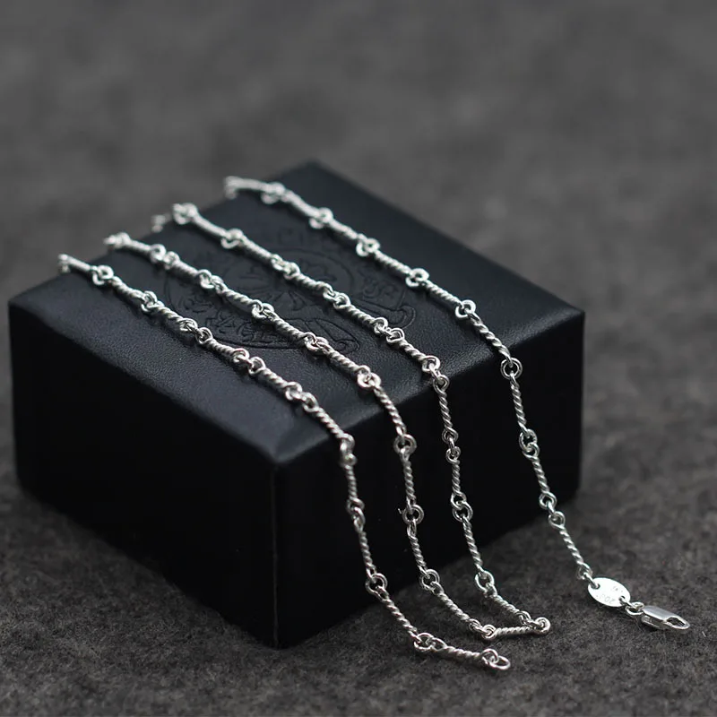 S925 pure silver and fresh and beautiful necklace personality contracted section silver rope chain of clavicle
S925 pure silver and fresh and beautiful necklace personality contracted section silver rope chain of clavicle