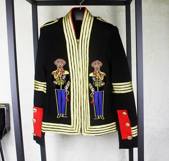 gold black embroidery stage suit jacket men fancy designer blazer men dj club party prom blazer men
gold black embroidery stage suit jacket men fancy designer blazer men dj club party prom blazer men