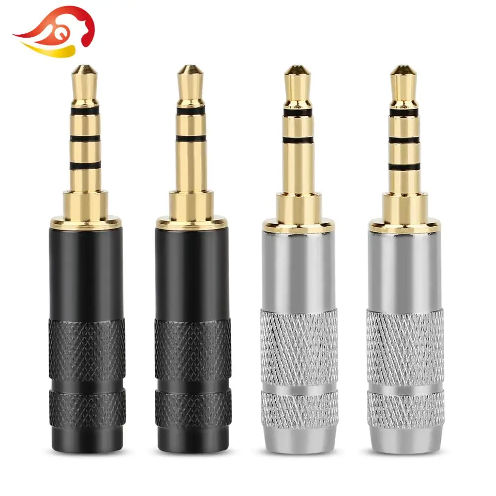 QYFANG 3.5mm 3/4 Poles Earphone Plug Straight Audio Jack Headphone 6.0mm Stereo Adapter Gold Plated Male Solder Line Connector
QYFANG 3.5mm 3/4 Poles Earphone Plug Straight Audio Jack Headphone 6.0mm Stereo Adapter Gold Plated Male Solder Line Connector