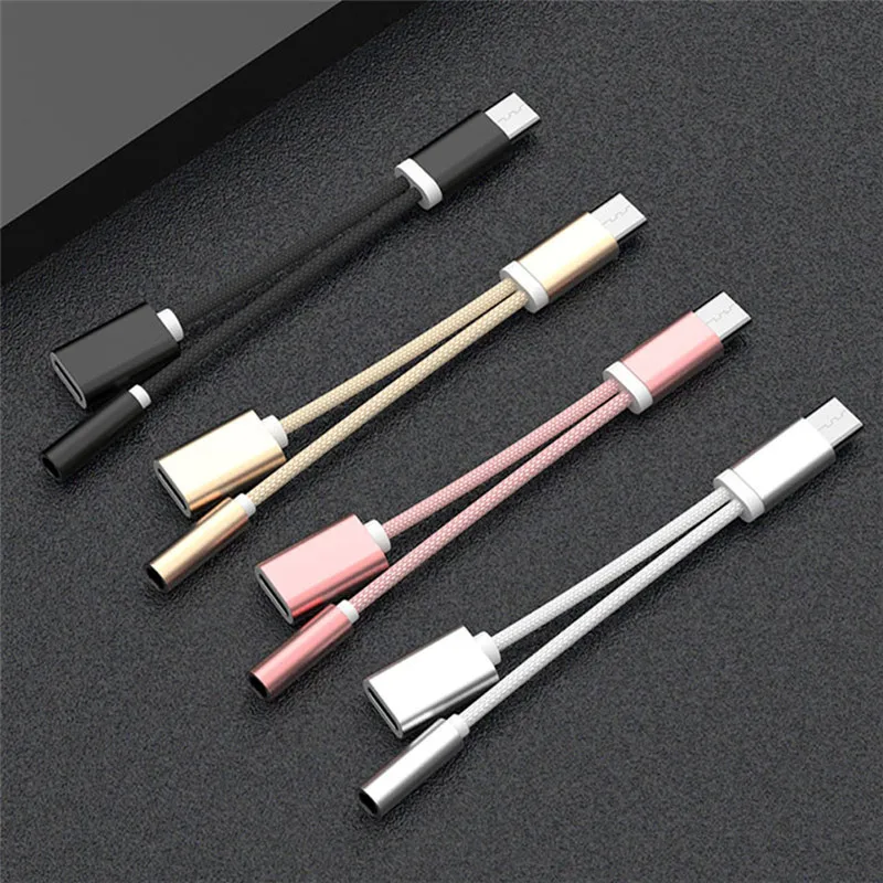 

USB Type C Adapter Charger Charging Cable To 3.5mm Earphone Jack Aux Audio Headphone Converter For Xiaomi Mi6/Mi Mix 2/2s/Note 3
