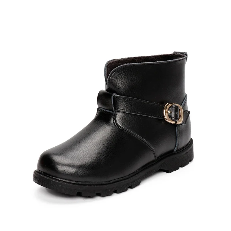 Girls Soft Sole Warm Winter Boots Boys Cotton Thickening Buckle Strap Ankle Boots Kids Metal Decoration Shoes AA51208
Girls Soft Sole Warm Winter Boots Boys Cotton Thickening Buckle Strap Ankle Boots Kids Metal Decoration Shoes AA51208