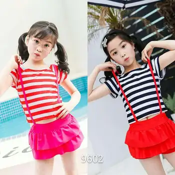 Girl's Swimsuits For Teenagers One Piece Short Dress Striped Swimwear Bathing suits Beach Wear Teenager Children badmode
Girl's Swimsuits For Teenagers One Piece Short Dress Striped Swimwear Bathing suits Beach Wear Teenager Children badmode