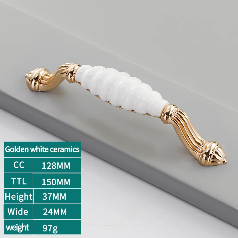 ONUS High-grade Ceramic Door Handles Furniture Handles Drawer Pulls Kitchen Cabinet Knobs and Handles drawer pulls gold 6956A
ONUS High-grade Ceramic Door Handles Furniture Handles Drawer Pulls Kitchen Cabinet Knobs and Handles drawer pulls gold 6956A