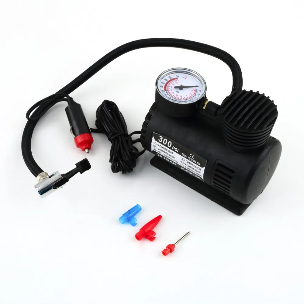 Black Portable Versatile 12V 300PSI Car Tire Tyre Inflator Pump Mini Compact Compressor Pump Car Bike Tyre Air Inflator
Black Portable Versatile 12V 300PSI Car Tire Tyre Inflator Pump Mini Compact Compressor Pump Car Bike Tyre Air Inflator