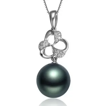 Clssic GVBORI 9-10mmTahiti Black Pearls&diamond Pendant 925 Sterling Silver Necklace For Women Round Fine Jewelry Free Shipping
Clssic GVBORI 9-10mmTahiti Black Pearls&diamond Pendant 925 Sterling Silver Necklace For Women Round Fine Jewelry Free Shipping