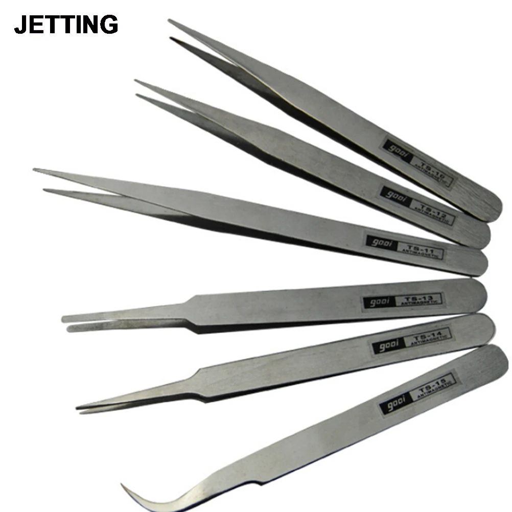 1Pc Fast Shipping Stainless Steel Industrial Anti-static Tweezers watchmaker Repair Tools High Qualtiy
1Pc Fast Shipping Stainless Steel Industrial Anti-static Tweezers watchmaker Repair Tools High Qualtiy