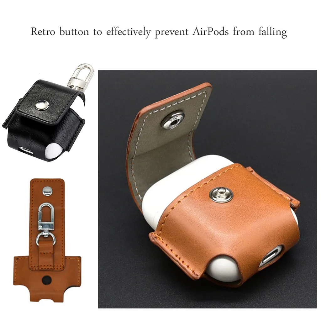 2019 Airpods Case Leather Cover Skin Case With Carabiner Protective For Apple AirPods Earphones Airpods Case With Keychain
2019 Airpods Case Leather Cover Skin Case With Carabiner Protective For Apple AirPods Earphones Airpods Case With Keychain