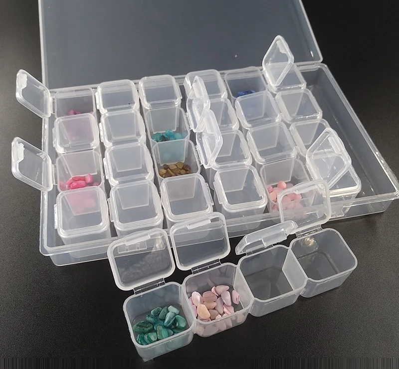 28 Slots Diamond Painting kits Plastic Storage Box Nail Art Rhinestone Tools Beads Storage Box Case Organizer Holder kit
28 Slots Diamond Painting kits Plastic Storage Box Nail Art Rhinestone Tools Beads Storage Box Case Organizer Holder kit
