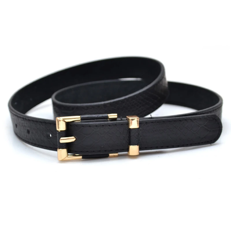 Fashion Crocodile Grain Waist Belt Punk Thin Belts For Women High Quality Carved Genuine Leather Stap Buckle Ceinture Feminino
Fashion Crocodile Grain Waist Belt Punk Thin Belts For Women High Quality Carved Genuine Leather Stap Buckle Ceinture Feminino