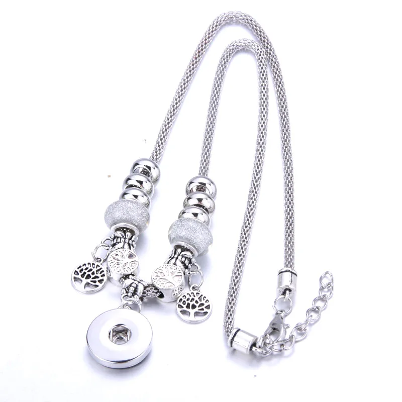 6 Colors Beading Necklace Snap Button Tree of life Pendant Necklace 18mm Snaps Button Fashion charm DIY Jewelry
6 Colors Beading Necklace Snap Button Tree of life Pendant Necklace 18mm Snaps Button Fashion charm DIY Jewelry