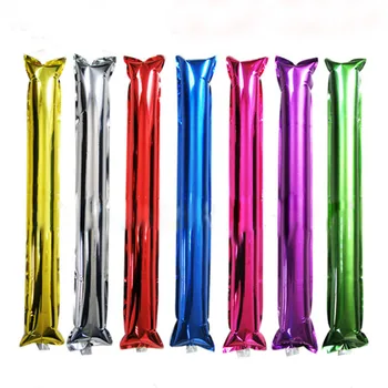 Inflatable Noise maker foil aluminum cheer stick Colorful Cheers bar /Fuel rod /party supplies /classic toys 20 pairs/lot
Inflatable Noise maker foil aluminum cheer stick Colorful Cheers bar /Fuel rod /party supplies /classic toys 20 pairs/lot
