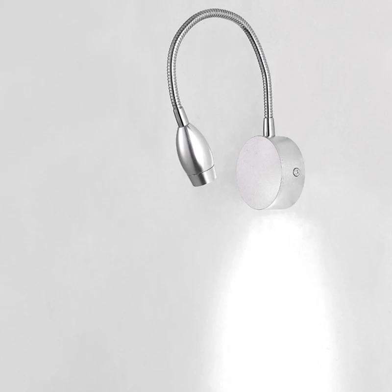 Silver Shell 3W LED Wall Mount Lamp Fixture Flexible Pipe Bedside Light Picture Spotlight Living Room Hallway
Silver Shell 3W LED Wall Mount Lamp Fixture Flexible Pipe Bedside Light Picture Spotlight Living Room Hallway
