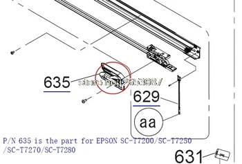 New original cutter paper cutter Assembly for EPSON SC-T7200/SC-T7250/SC-T7270/SC-T7280 PAPER CUTTER UNIT
New original cutter paper cutter Assembly for EPSON SC-T7200/SC-T7250/SC-T7270/SC-T7280 PAPER CUTTER UNIT