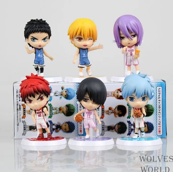 NEW 6pcs/set Kuroko's Basketball Anime Action Figures PVC brinquedos Collection Figures toys for christmas gift with Retail box
NEW 6pcs/set Kuroko's Basketball Anime Action Figures PVC brinquedos Collection Figures toys for christmas gift with Retail box