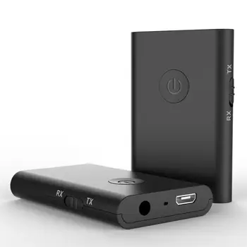 2-in-1 Stereo Wireless Bluetooth Receiver 3.5mm Jack Bluetooth Audio Music Transmitter Adapter APTX for TV Car Speaker Headphone
2-in-1 Stereo Wireless Bluetooth Receiver 3.5mm Jack Bluetooth Audio Music Transmitter Adapter APTX for TV Car Speaker Headphone