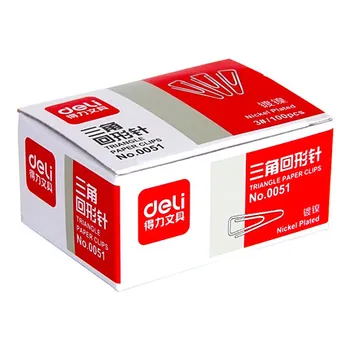 deli 0051 paperpaper needle metal clip paper clip 28mm delta-type clip triangle paper clips
deli 0051 paperpaper needle metal clip paper clip 28mm delta-type clip triangle paper clips