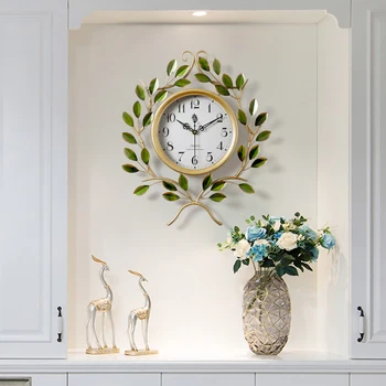 American Wrought Iron Decorative Clock Wall Hanging Crafts Wall Decoration Pendant Home Livingroom Wall Clocks Ornaments Murals
American Wrought Iron Decorative Clock Wall Hanging Crafts Wall Decoration Pendant Home Livingroom Wall Clocks Ornaments Murals