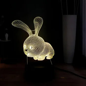 Cute Lovely Animals Series Rabbit 7 Color Change LED Novel Girl Bedroom Sweet Decoration Atmosphere Table Night Lamp
Cute Lovely Animals Series Rabbit 7 Color Change LED Novel Girl Bedroom Sweet Decoration Atmosphere Table Night Lamp