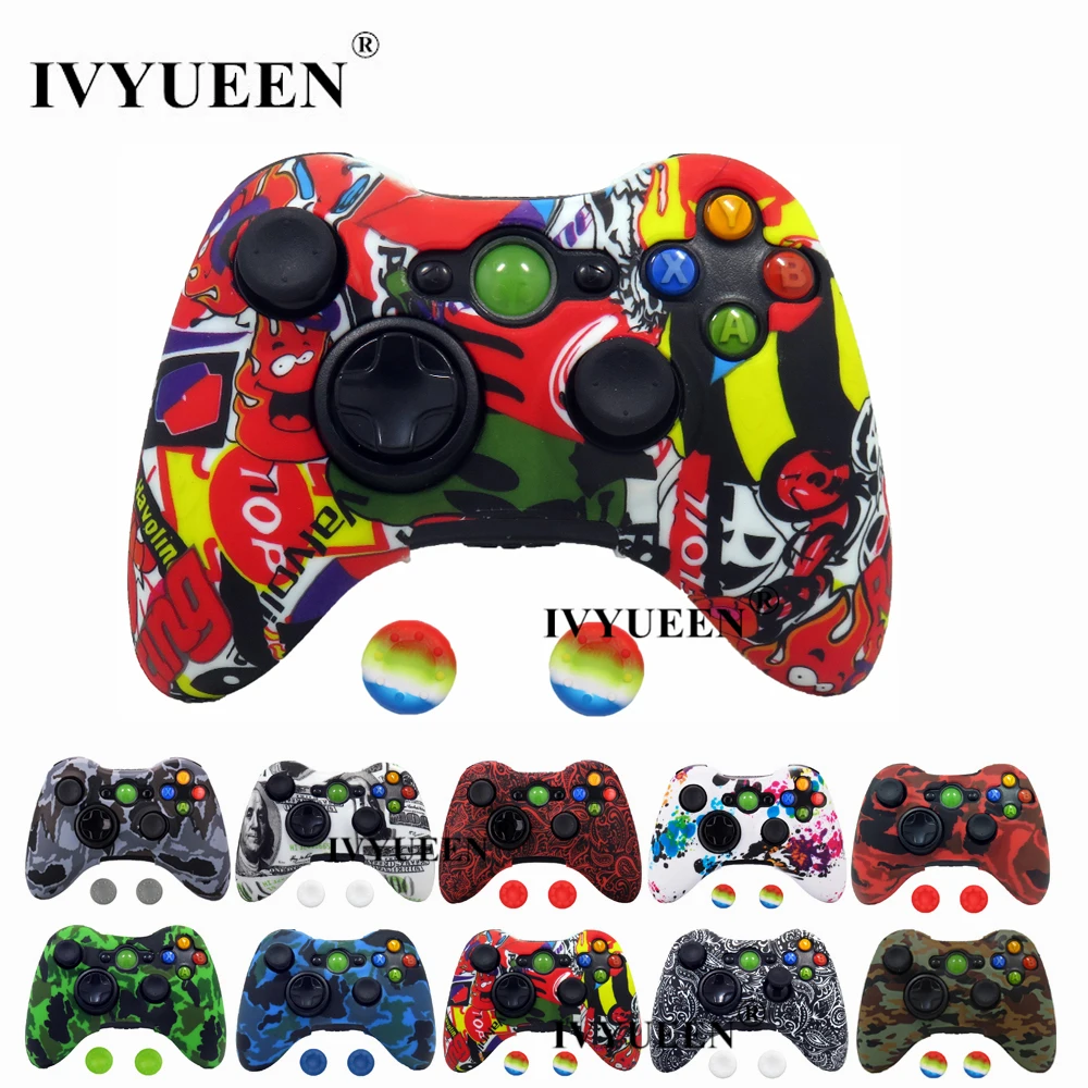 IVYUEEN for Microsoft Xbox 360 Wired / Wireless Controller Silicone Rubber Protective Case Cover Skin Grips Game Accessories
IVYUEEN for Microsoft Xbox 360 Wired / Wireless Controller Silicone Rubber Protective Case Cover Skin Grips Game Accessories
