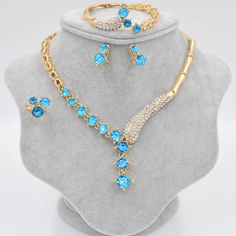 Sunny Jewelry Fashion Jewelry Bridal Jewelry Set For Women Water Drop Cubic Zirconia For Wedding Necklace Earrings Ring Bracelet
Sunny Jewelry Fashion Jewelry Bridal Jewelry Set For Women Water Drop Cubic Zirconia For Wedding Necklace Earrings Ring Bracelet