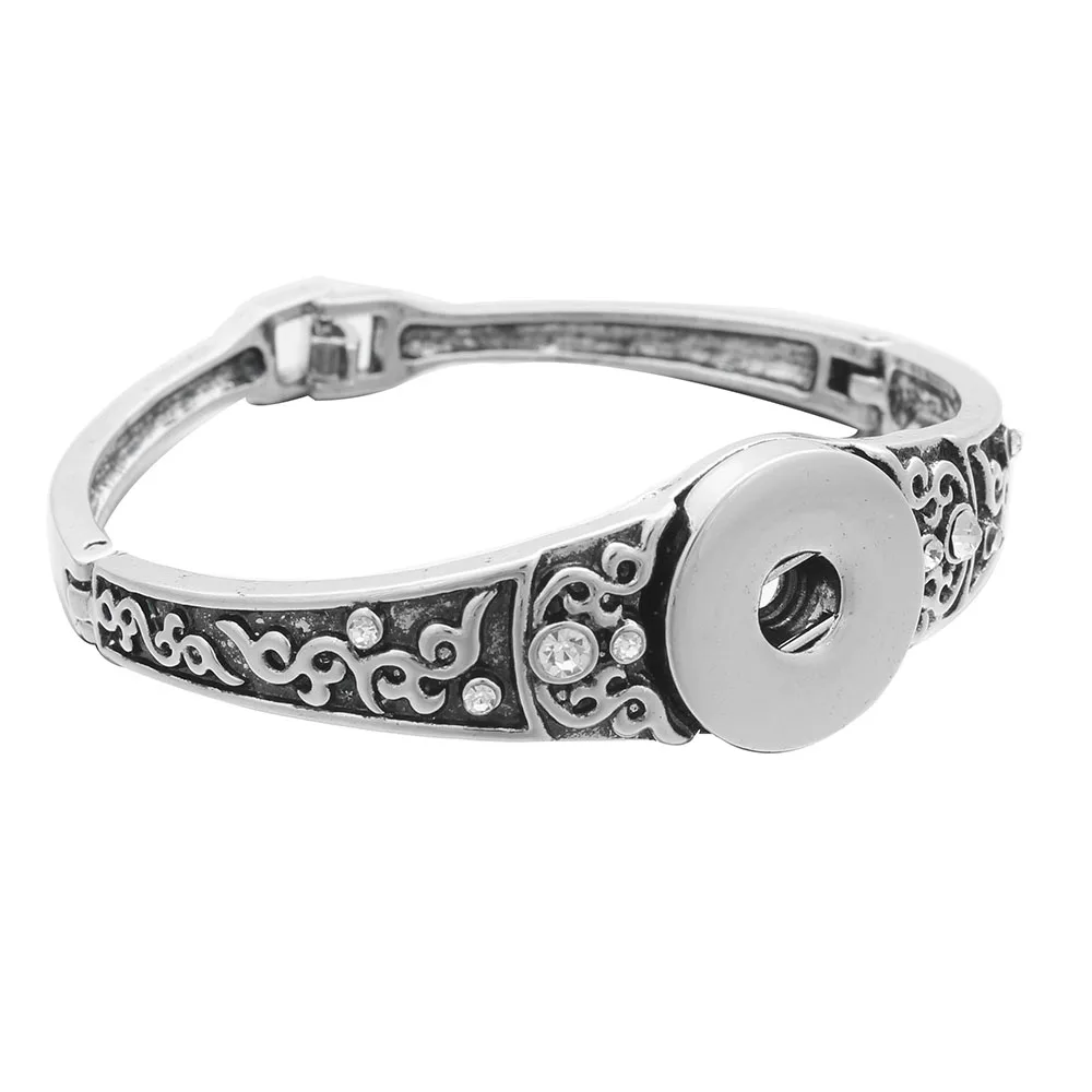 New Fashion Snap Bracelet&Bangle with Rhinestone Metal Buttons Snap Bracelet Antique Silver Bangles fit 18mm Snap Button Jewelry
New Fashion Snap Bracelet&Bangle with Rhinestone Metal Buttons Snap Bracelet Antique Silver Bangles fit 18mm Snap Button Jewelry