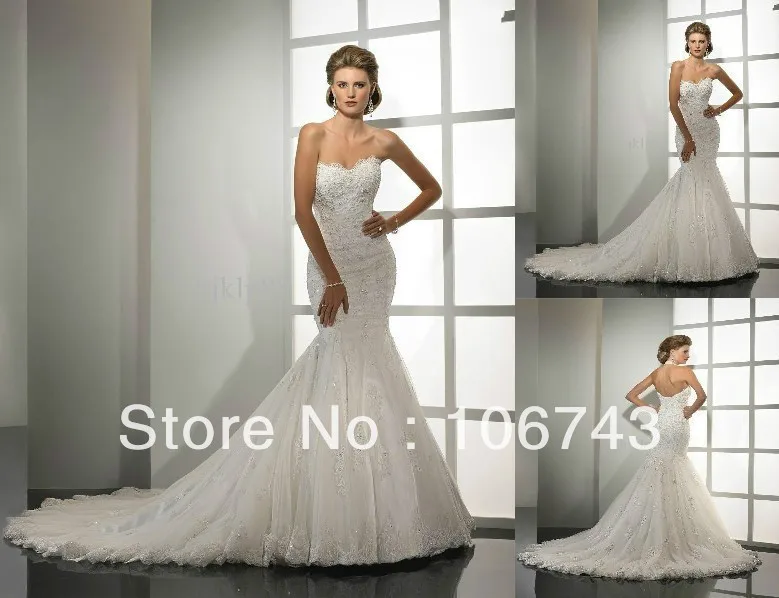 free shipping wedding dresses mermaid with crystal 2013 New Sexy White/Ivory Lace Mermaid Wedding Dress Custom Size
free shipping wedding dresses mermaid with crystal 2013 New Sexy White/Ivory Lace Mermaid Wedding Dress Custom Size