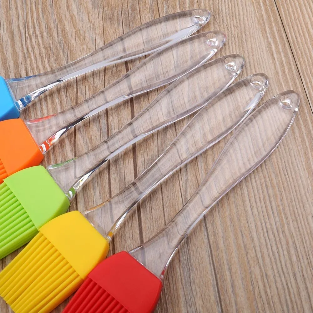 Silicone Pastry Brush Clear Handle Kitchen Tool For Baking BBQ Basting Oil Cream Camping LBShipping
Silicone Pastry Brush Clear Handle Kitchen Tool For Baking BBQ Basting Oil Cream Camping LBShipping
