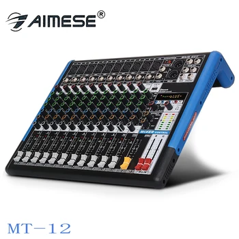 MT-12 Portable Mixer 12 Channel Professional Live Studio Audio KTV Karaoke Mixer USB Mixing Console 48V 
MT-12 Portable Mixer 12 Channel Professional Live Studio Audio KTV Karaoke Mixer USB Mixing Console 48V
