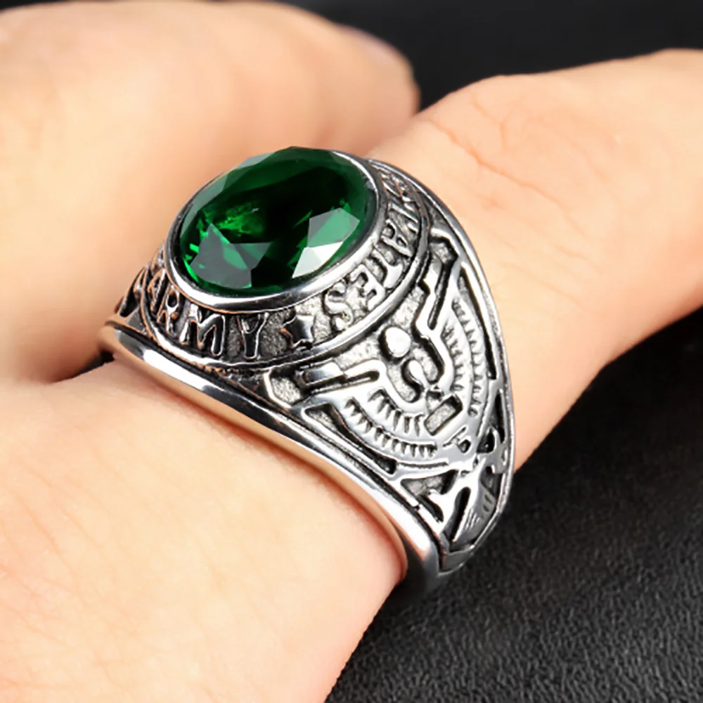 blue stone rings