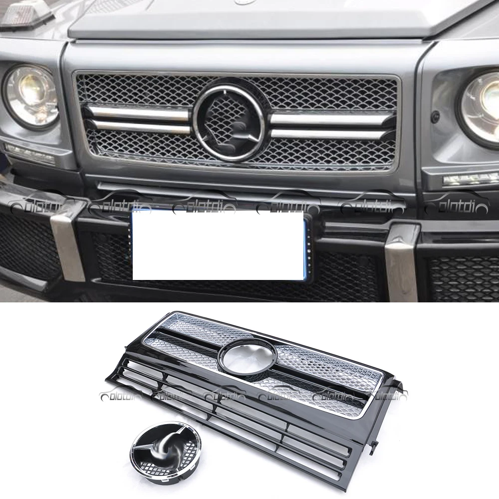 for Mercedes Benz W463 G Class G65 Style Car Styling Front Grills Kidney Net Add On Logo Grill | Автомобили и мотоциклы