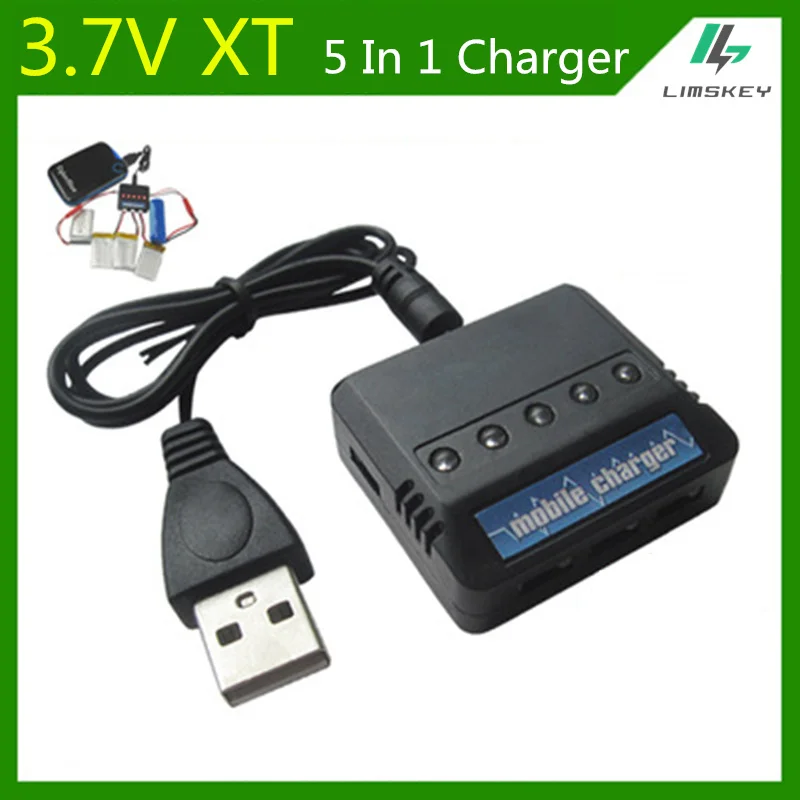 3.7V 5 In 1 Banlance Charger For Syma X5C Udi U818A WLtoys V686G toy RC toys DC 5V XT Plug 5 In 1 Lipo battery charger
3.7V 5 In 1 Banlance Charger For Syma X5C Udi U818A WLtoys V686G toy RC toys DC 5V XT Plug 5 In 1 Lipo battery charger