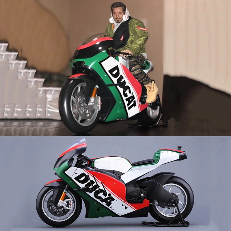 1 6 スケールktmオートバイバイクダイキャストgpレースバイクストリートバイクのおもちゃアクションフィギュアシーン建設ディスプレイ Gooum