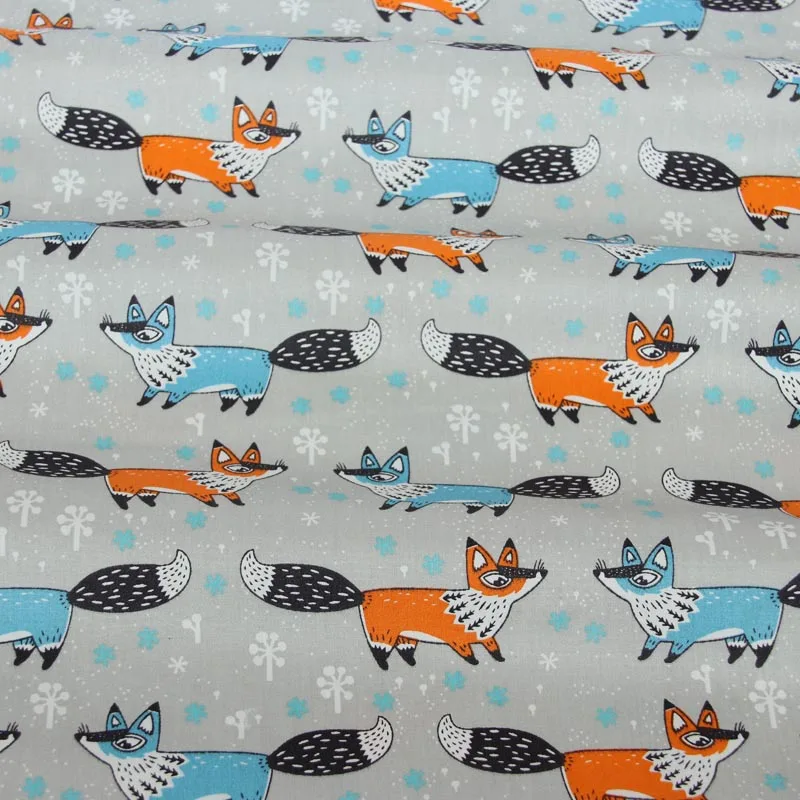 Cute Foxes 100% cotton fabric cloth for handwork crib bedding textile cushion baby dress patchwork decoration tissus an metre
Cute Foxes 100% cotton fabric cloth for handwork crib bedding textile cushion baby dress patchwork decoration tissus an metre
