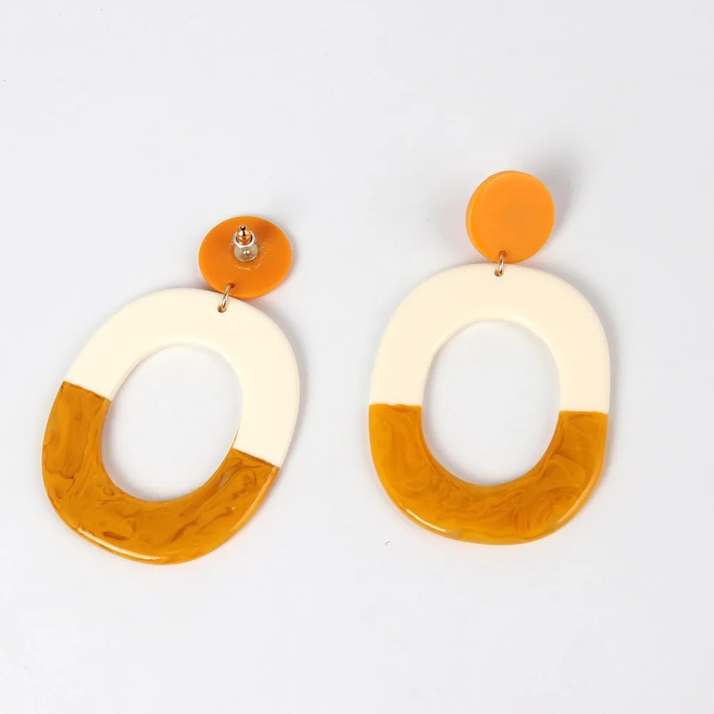 2019 April New Arrival Hollow Out Big Oval Acetate Statement Stud Earrings Orange Milk Contrast Color Stud Earrings
2019 April New Arrival Hollow Out Big Oval Acetate Statement Stud Earrings Orange Milk Contrast Color Stud Earrings