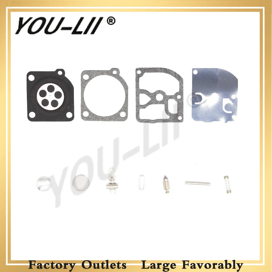 YOULII Carburetor Repair Kit for ZAMA RB-77 For STIHL 017 018 021 023 MS170 MS180 MS210 MS230 MS250 Replace Chainsaw Parts
YOULII Carburetor Repair Kit for ZAMA RB-77 For STIHL 017 018 021 023 MS170 MS180 MS210 MS230 MS250 Replace Chainsaw Parts