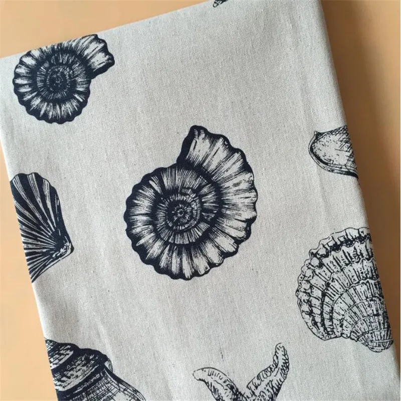 Printed Cotton Linen Fabric Shell Printing Patchwork Material Linen Cotton Sewing Fabric For DIY Crafts Quilting Table Cloth
Printed Cotton Linen Fabric Shell Printing Patchwork Material Linen Cotton Sewing Fabric For DIY Crafts Quilting Table Cloth