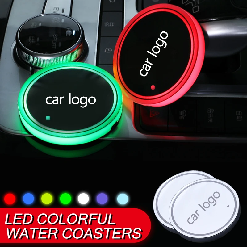 2X LED Car Cup Holder Logo Lights For Mercedes Benz VW Mazda Toyota Kia Suzuki Jeep Opel Logo Luminous Coasters Auto Accessories
2X LED Car Cup Holder Logo Lights For Mercedes Benz VW Mazda Toyota Kia Suzuki Jeep Opel Logo Luminous Coasters Auto Accessories
