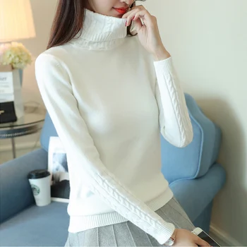 OHRYIYIE Thick Warm Women Turtleneck Sweater 2020 Autumn Winter Knit Women Sweaters And Pullovers Jumper Female Tricot Tops S412
OHRYIYIE Thick Warm Women Turtleneck Sweater 2020 Autumn Winter Knit Women Sweaters And Pullovers Jumper Female Tricot Tops S412