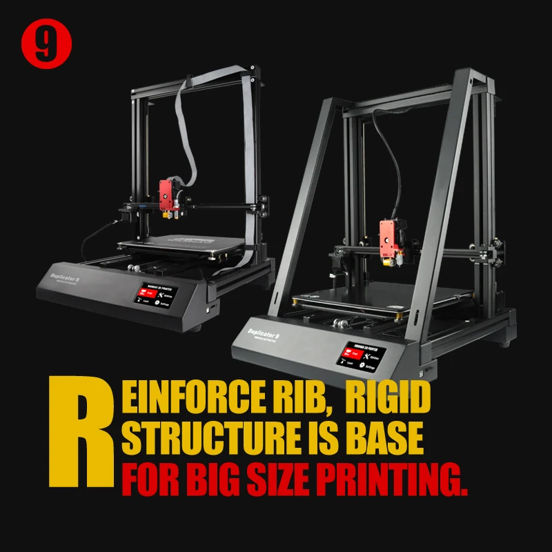 Wanhao FDM 3D Printer Machine Duplicator 9 D9 MK2 3DPrinter Machine With Auto Leveling Build/Print size 300*300*400mm
Wanhao FDM 3D Printer Machine Duplicator 9 D9 MK2 3DPrinter Machine With Auto Leveling Build/Print size 300*300*400mm