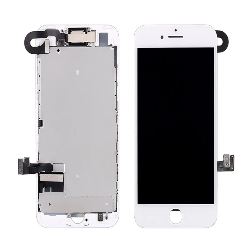 Full Assembly For iPhone 7 LCD Display Touch Screen Digitizer Replacement+Home Button+Front Camera screen connectors
Full Assembly For iPhone 7 LCD Display Touch Screen Digitizer Replacement+Home Button+Front Camera screen connectors
