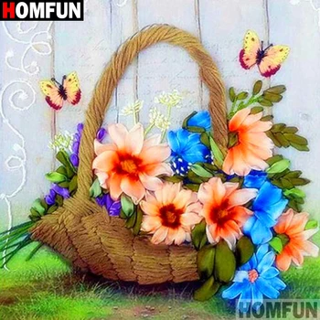 HOMFUN Full Square/Round Drill 5D DIY Diamond Painting "Flower basket" 3D Diamond Embroidery Cross Stitch Home Decor A19121
HOMFUN Full Square/Round Drill 5D DIY Diamond Painting "Flower basket" 3D Diamond Embroidery Cross Stitch Home Decor A19121