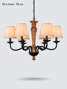 American retro solid wood chandelier living room dining room bedroom Mediterranean creative personality LED classic chandelier
American retro solid wood chandelier living room dining room bedroom Mediterranean creative personality LED classic chandelier