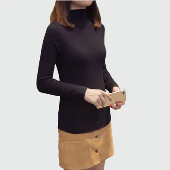 Large Size 5xl Women Shirts Long Sleeve Solid Tops Tees Ladies Winter Bottoming Shirts Velvet Turtleneck Stretchy Basic Tshirts
Large Size 5xl Women Shirts Long Sleeve Solid Tops Tees Ladies Winter Bottoming Shirts Velvet Turtleneck Stretchy Basic Tshirts